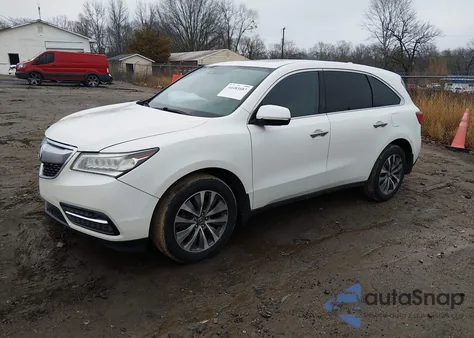 2014 Acura Mdx Technology Package from USA, damaged, VIN 5FRYD3H44EB005449